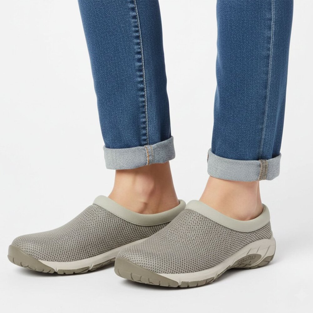 Merrell Encore Breeze 3 Clog Shoes Slip On J598436 Taupe Casual Summer Outdoors